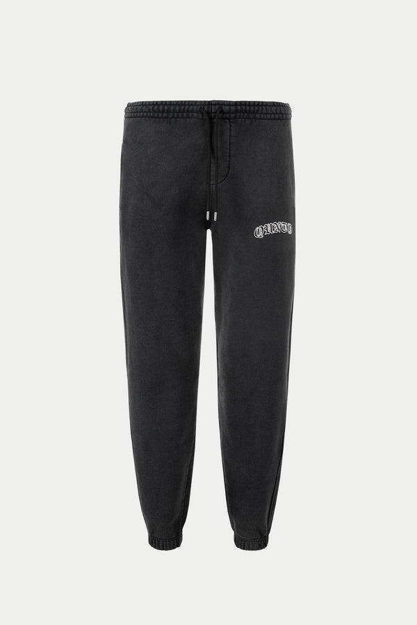 Heavy Jogger Pants Black Washed