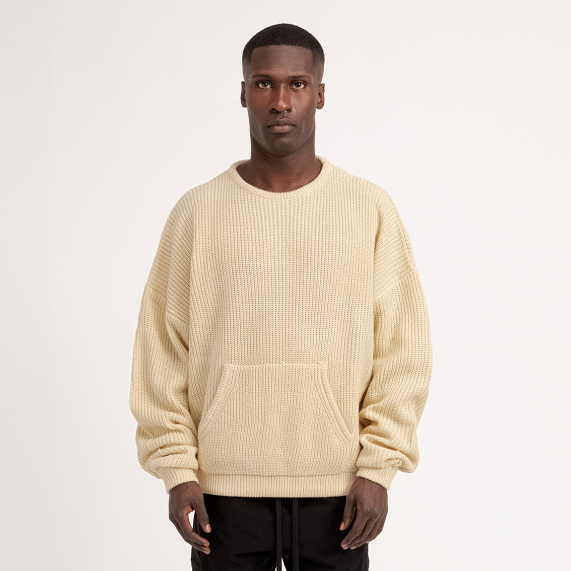 Super Oversize Sweater Cream W