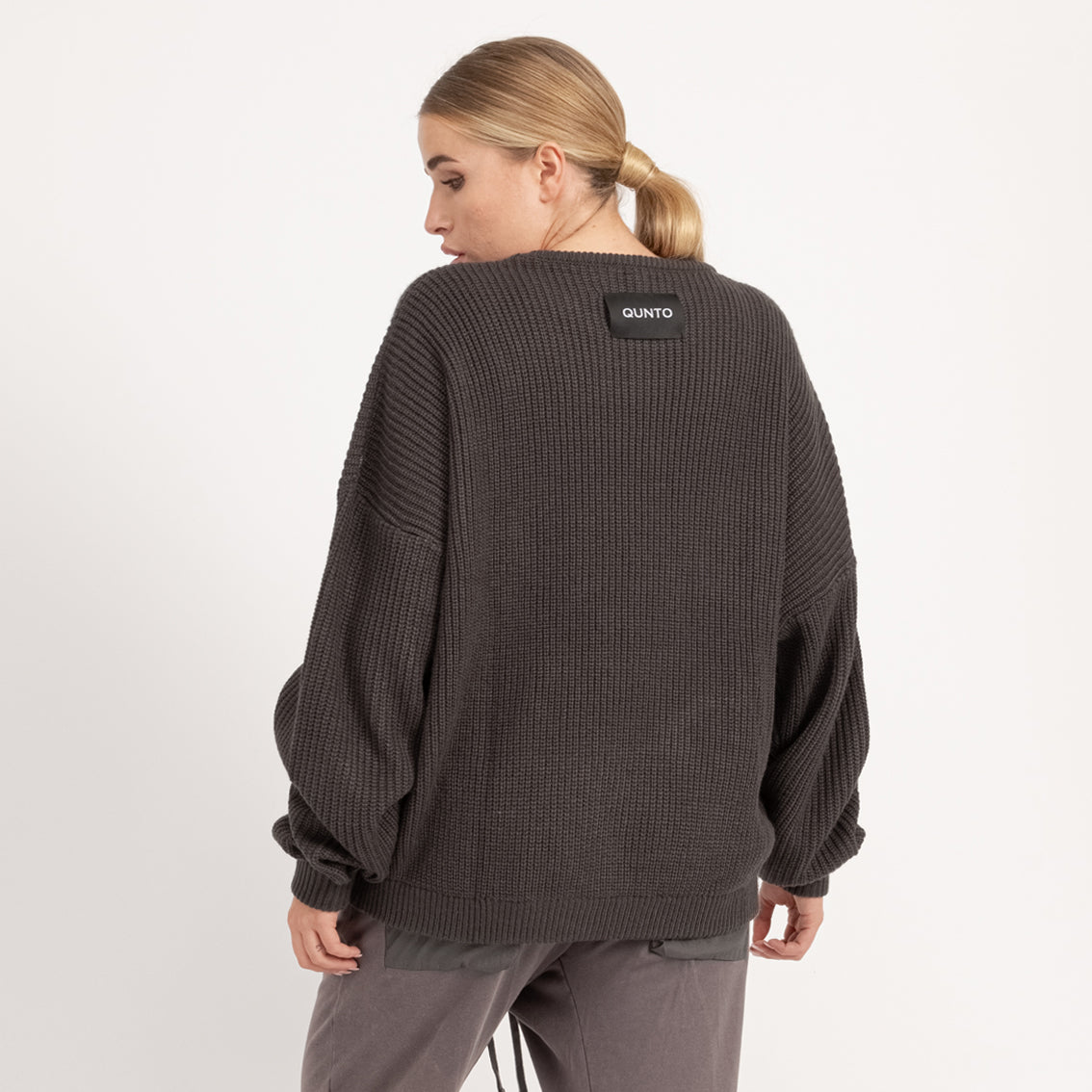 Super Oversize Sweater Dark Grey