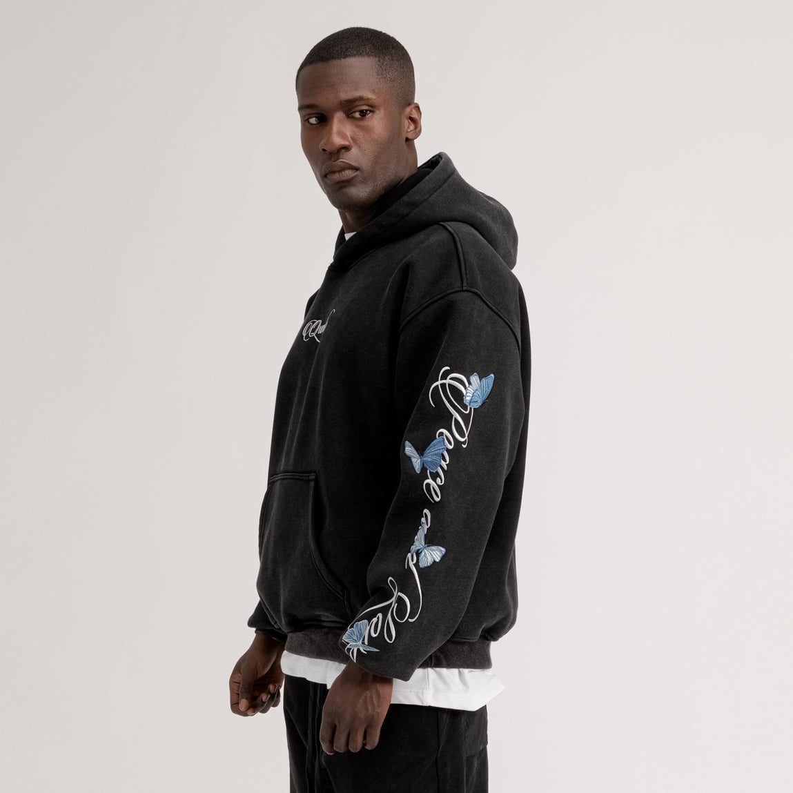 Butterfly SW Hoodie Black