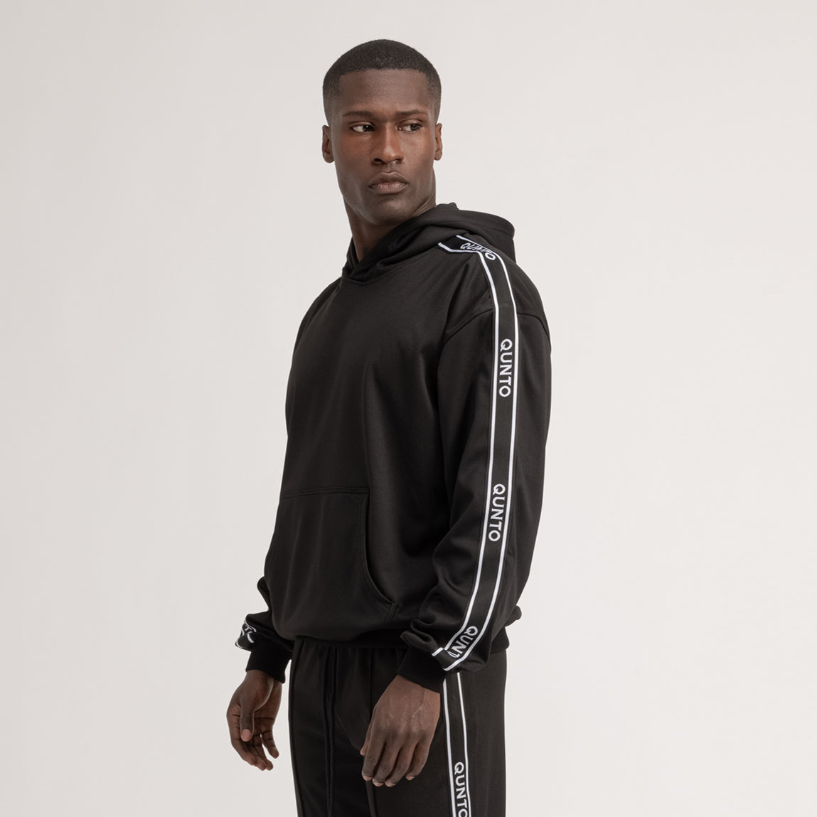 Track Hoodie Black