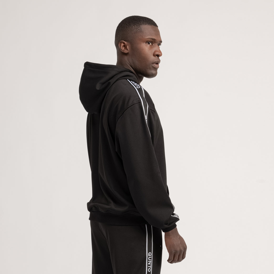 Track Hoodie Black