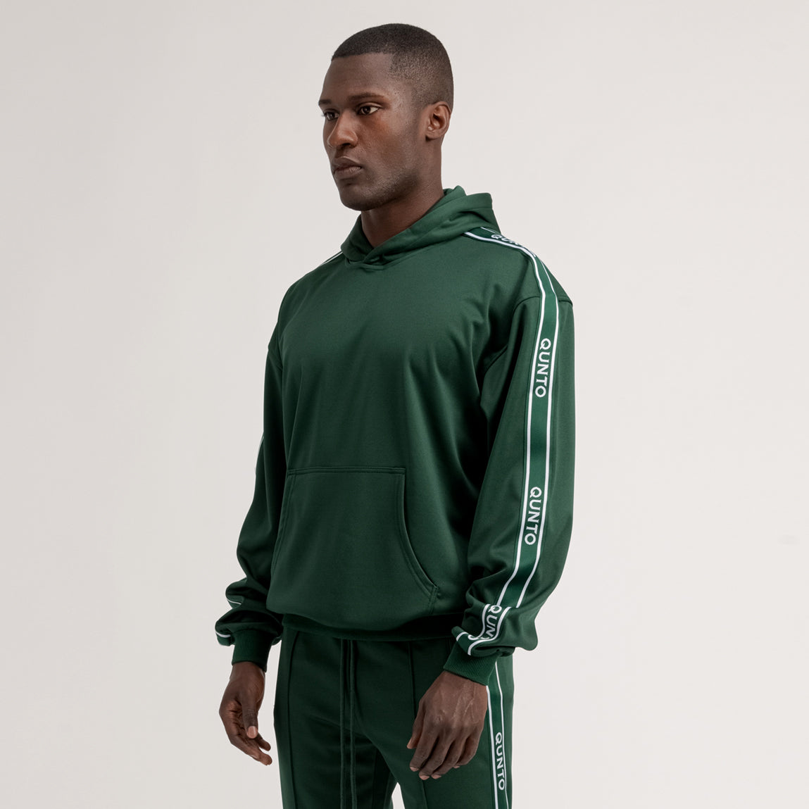 Track Hoodie Green