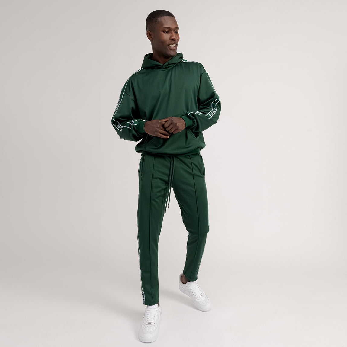 Track Hoodie Green