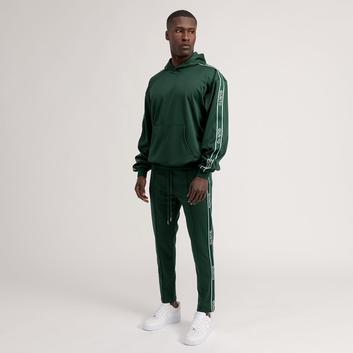 Track Hoodie Green