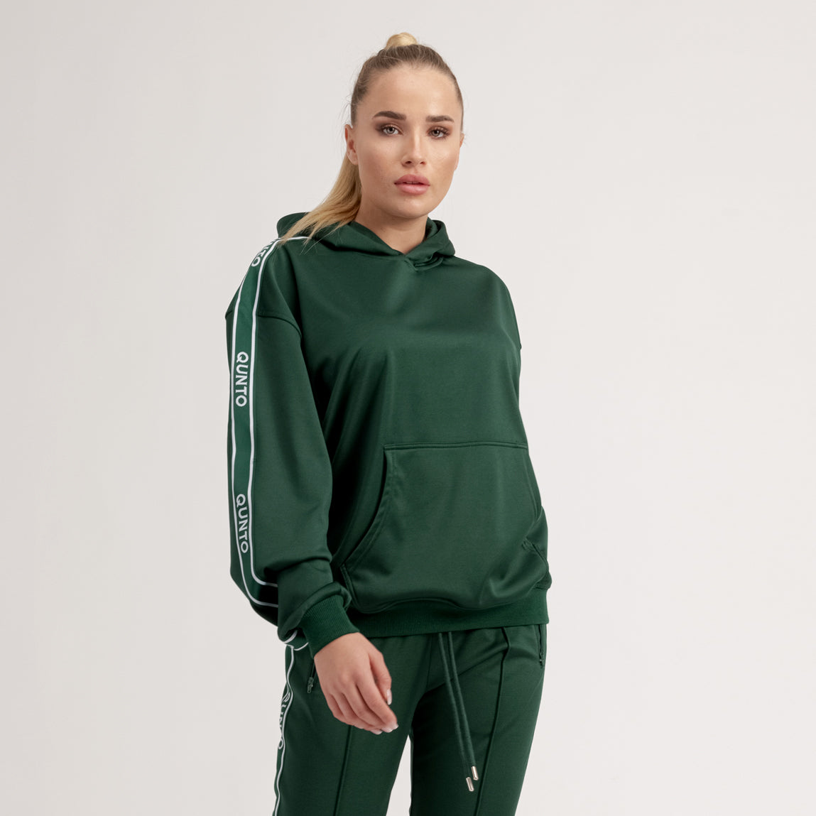 Track Hoodie Green