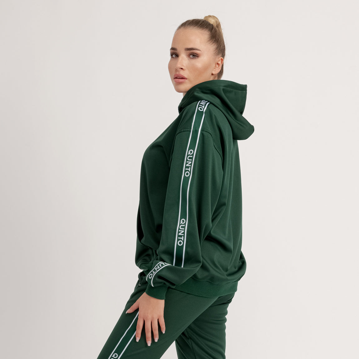 Track Hoodie Green