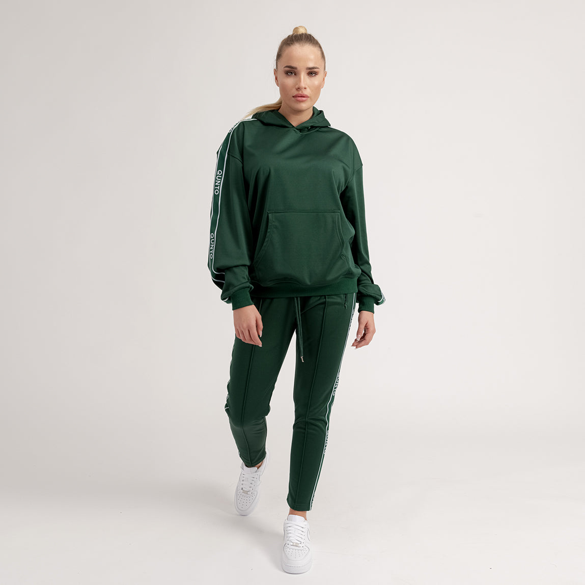 Track Hoodie Green